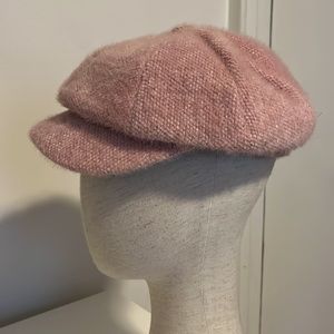 Ladies hat, pink pageboy,